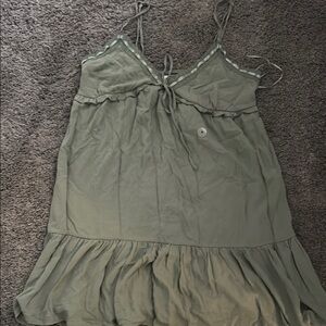 Green Sleeveless Dress